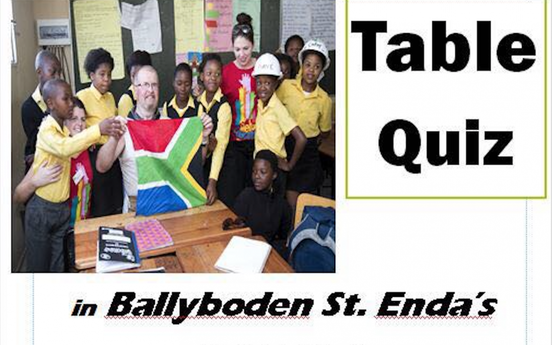 Fundraiser for Niall Mellon – Inaugural Teaching Blitz – South Africa